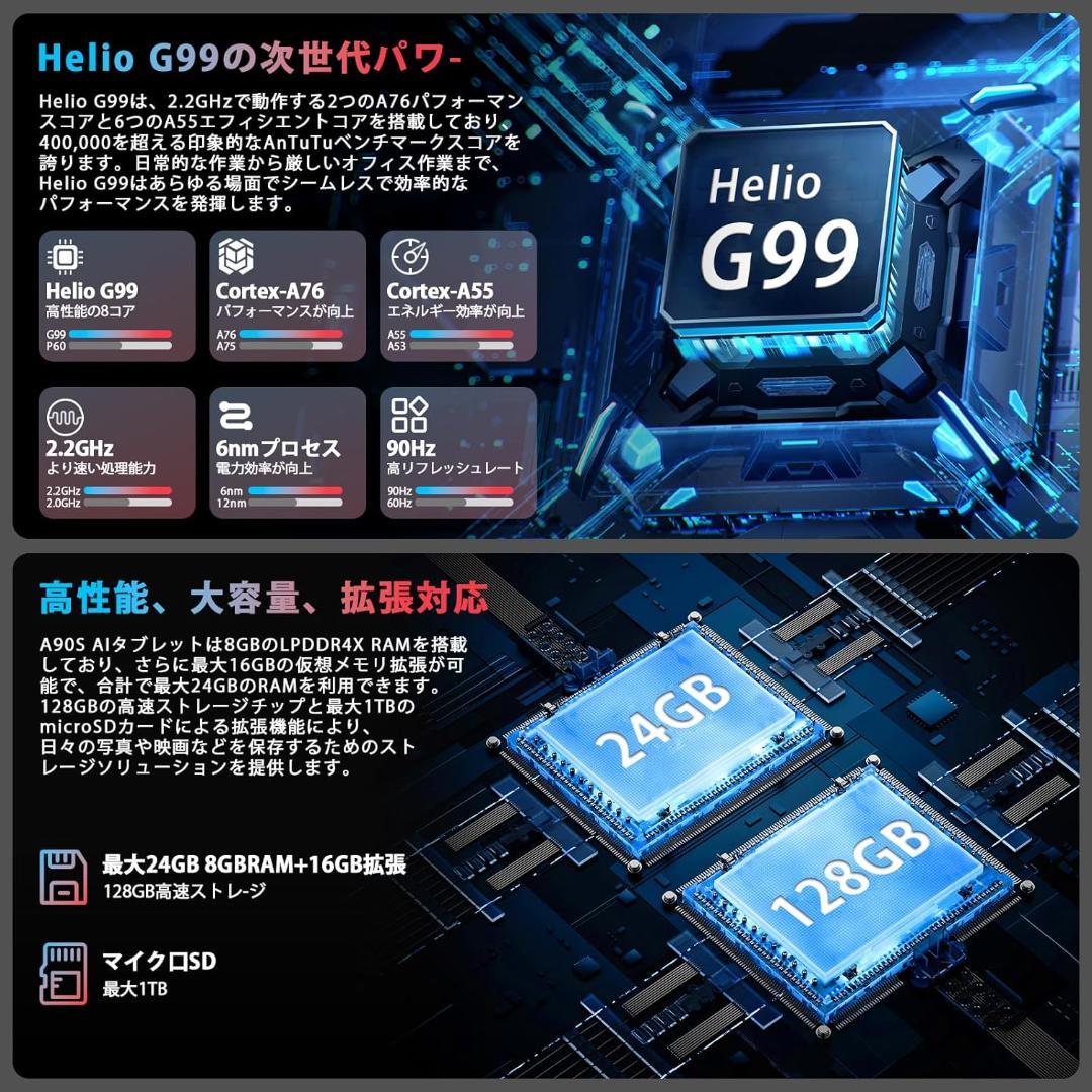 ✨11インチタブレット✨ AvidPad♡A90S-AI 新品の保護フィルム付✨