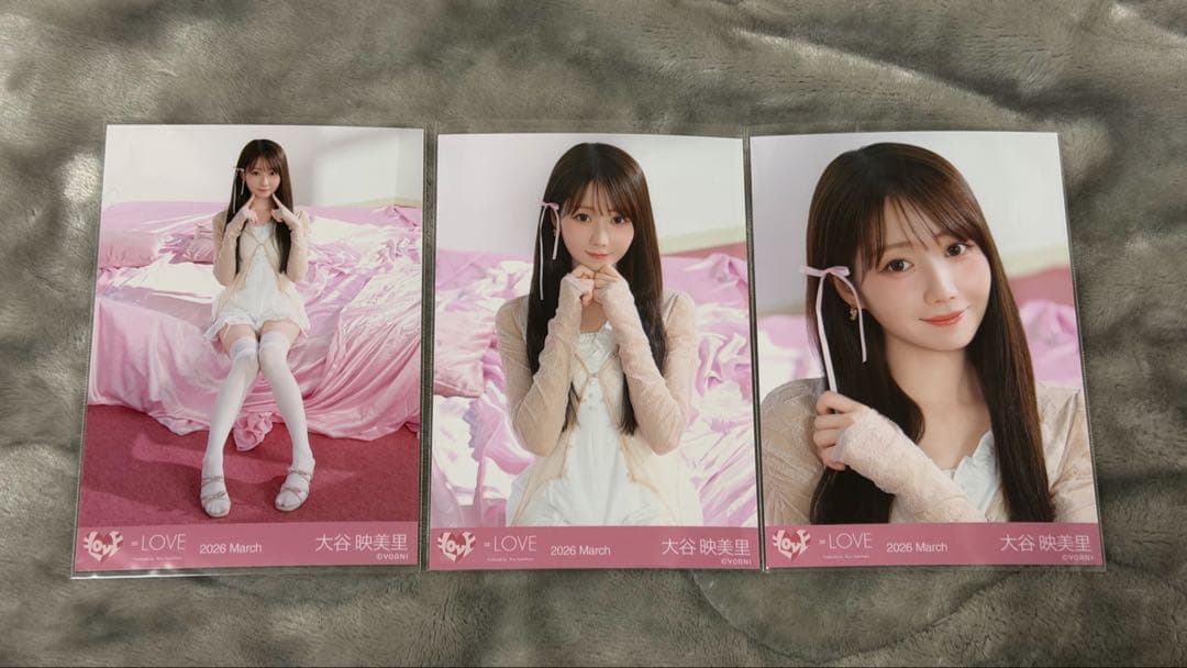 イコラブ　大谷映美里 ラブソングに襲われる ジャケット アザカ コンプ 直筆