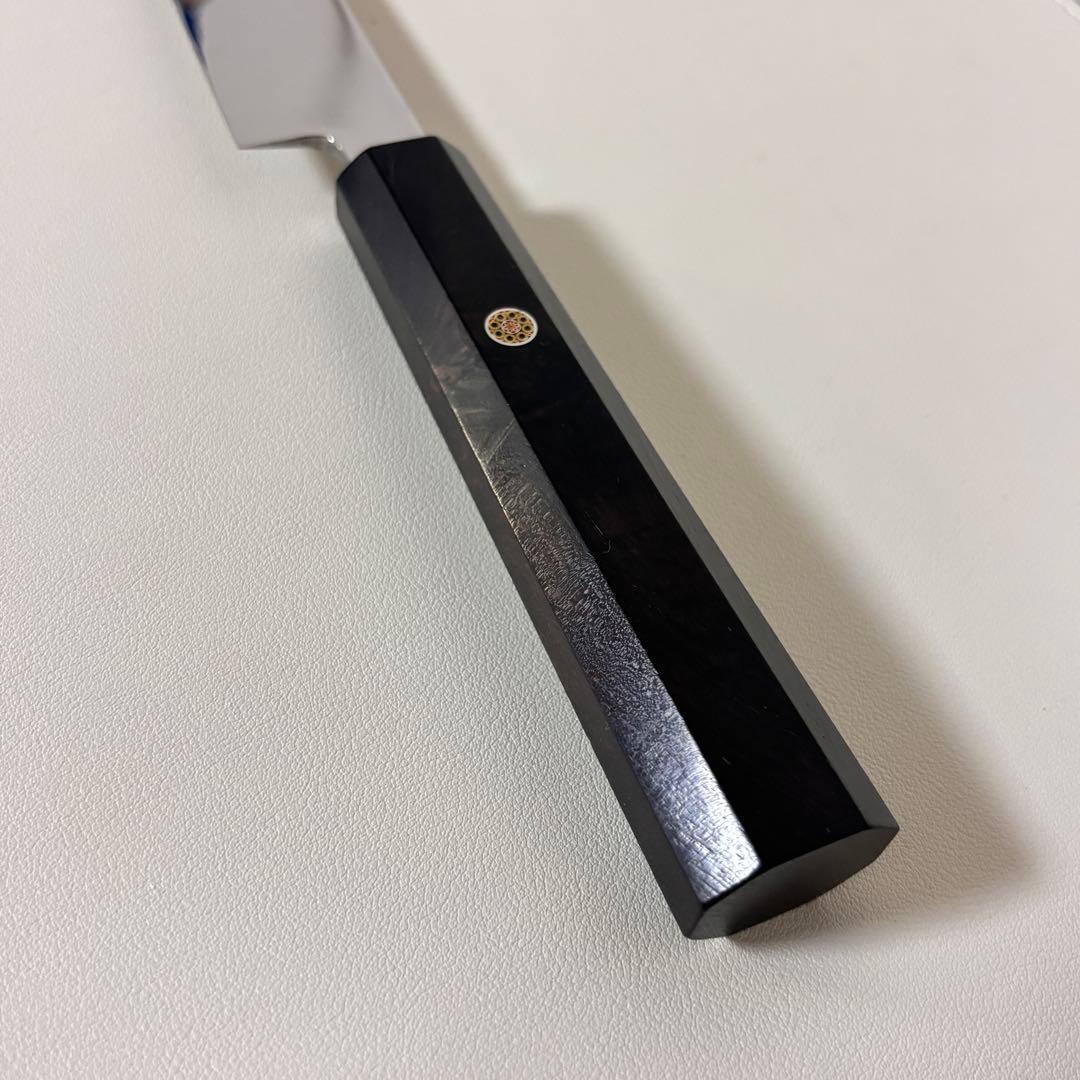 270mm 柳刃包丁 鏡面　黒檀八角柄 刺身包丁 「全鋼」