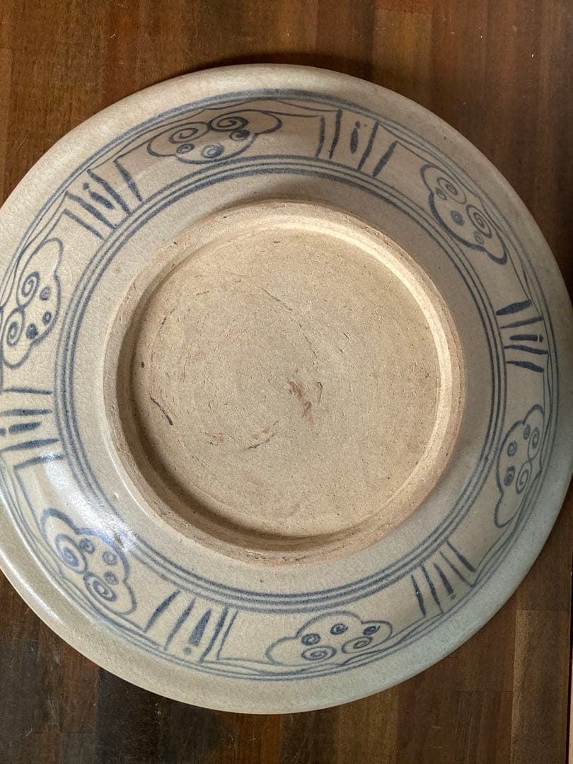 タイ・宋胡録(スンコロク)鉄絵大皿