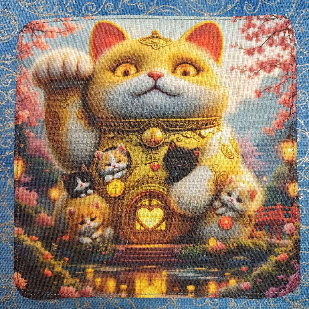 ラヴィ　ハンカチ　ねこちゃん柄　20枚