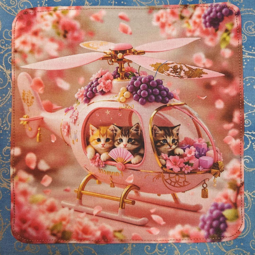 ラヴィ　ハンカチ　ねこちゃん柄　20枚