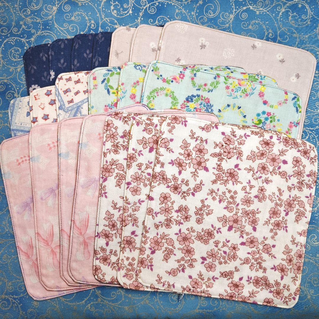 ラヴィ　ハンカチ　ねこちゃん柄　20枚