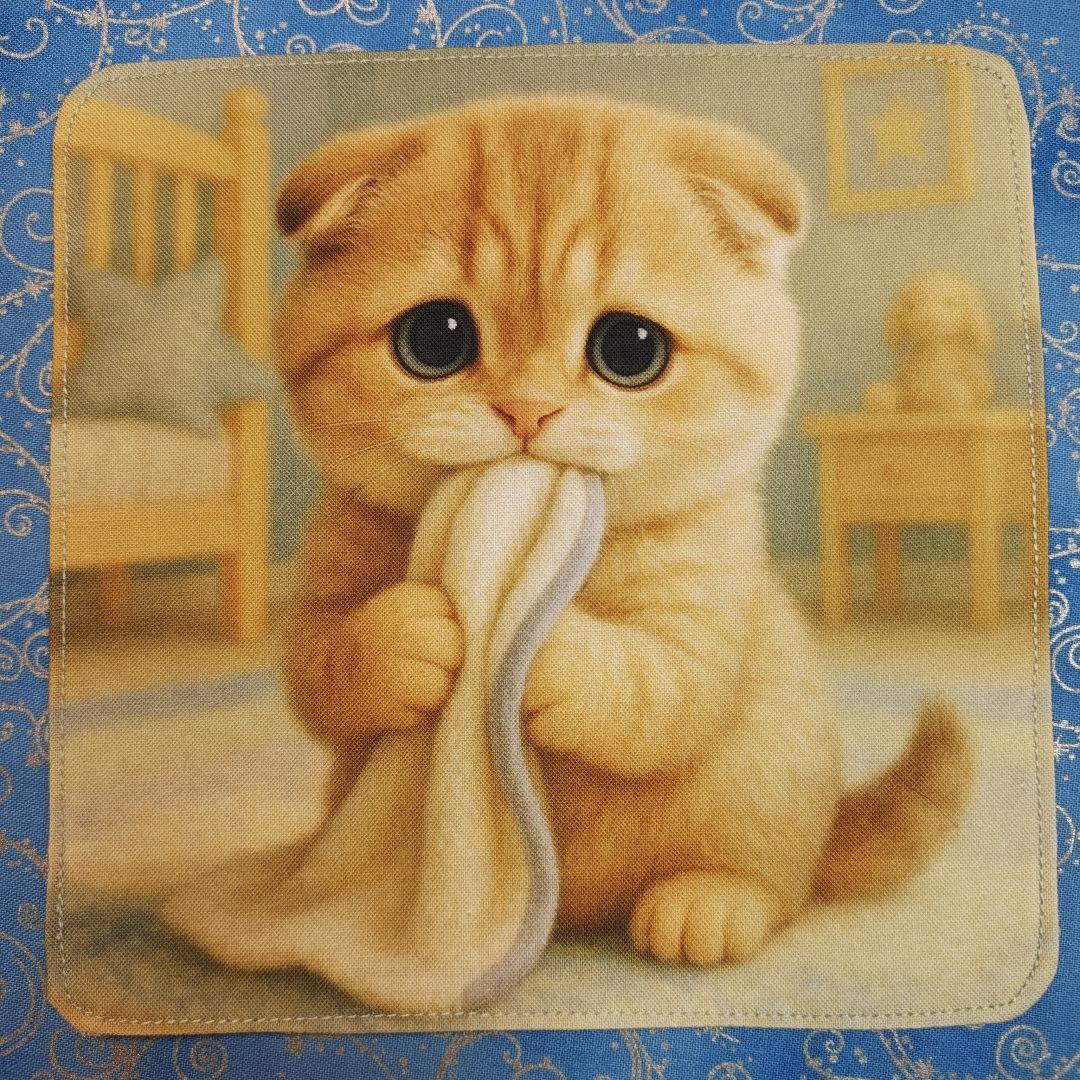 ラヴィ　ハンカチ　ねこちゃん柄　20枚