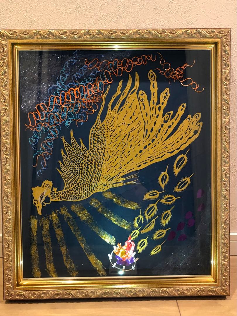 spiritualart✂︎宇宙を舞う鳳凰