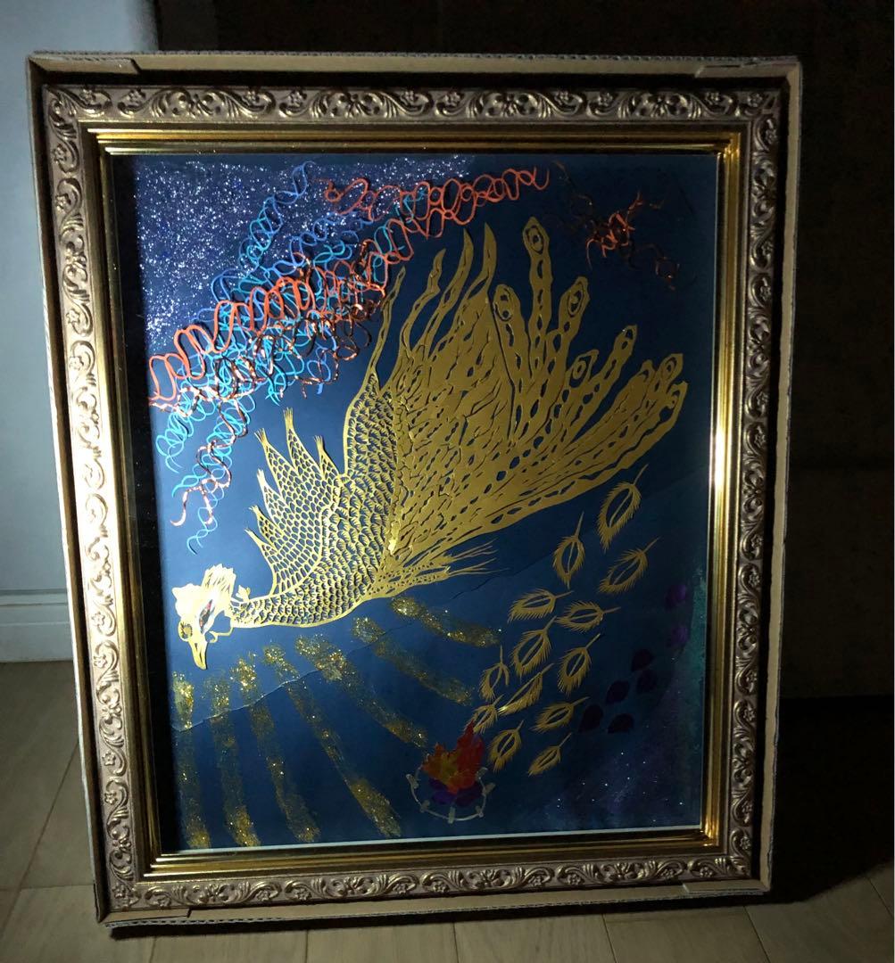 spiritualart✂︎宇宙を舞う鳳凰