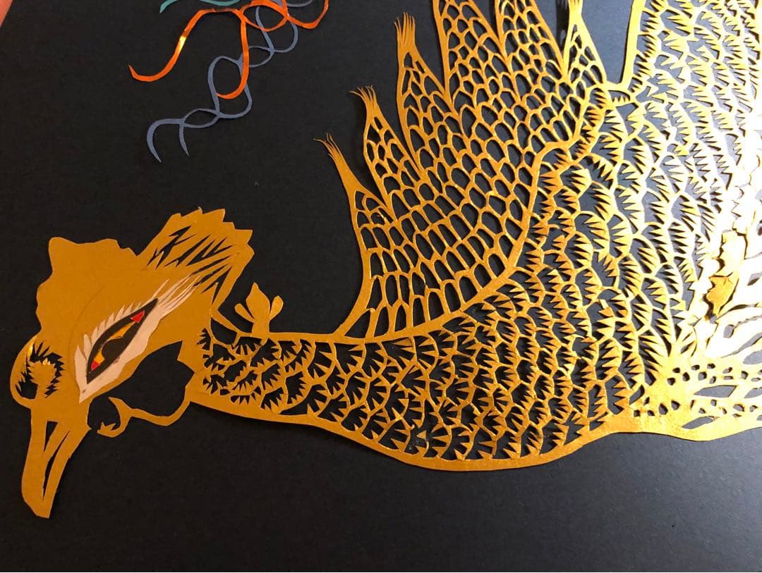 spiritualart✂︎宇宙を舞う鳳凰