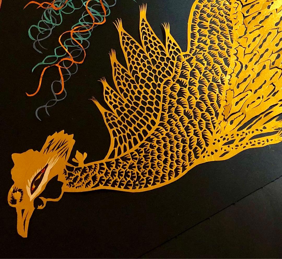spiritualart✂︎宇宙を舞う鳳凰