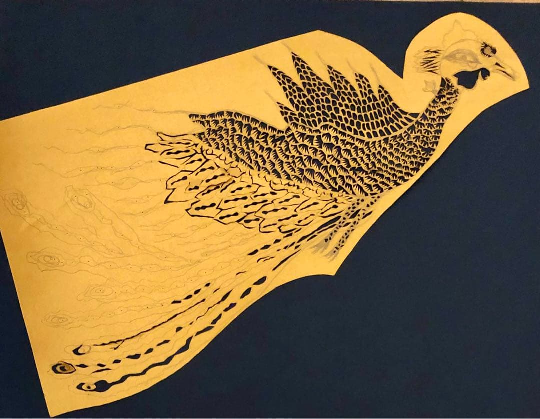 spiritualart✂︎宇宙を舞う鳳凰