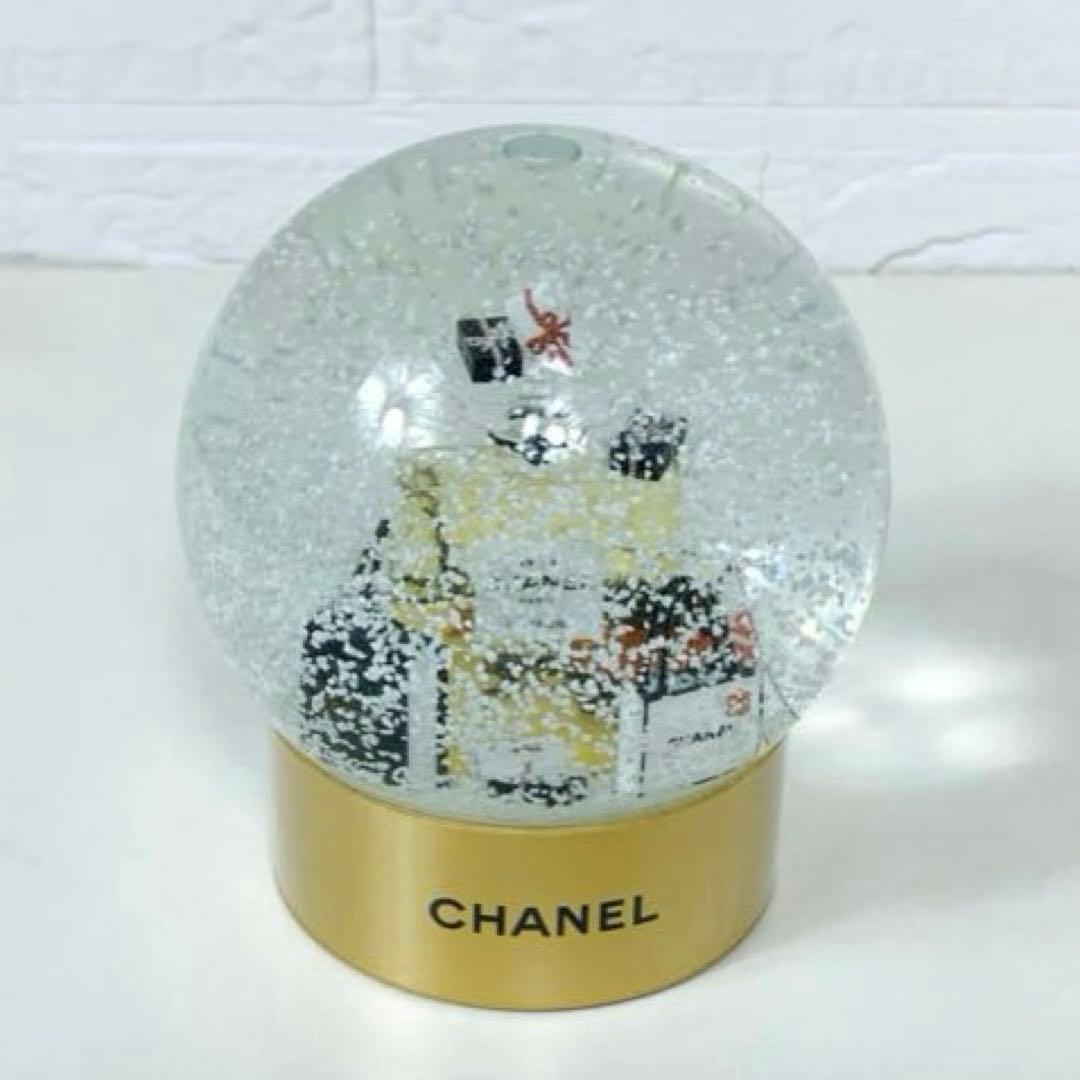 未使用品CHANELシャネル スノードーム 2021 ノベルティ ホリデー限定
