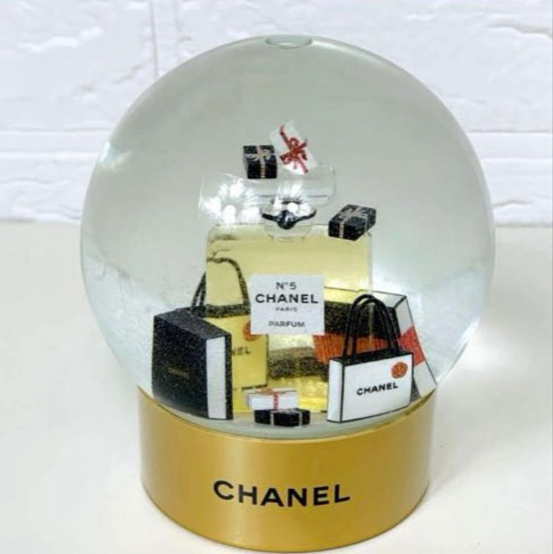 未使用品CHANELシャネル スノードーム 2021 ノベルティ ホリデー限定