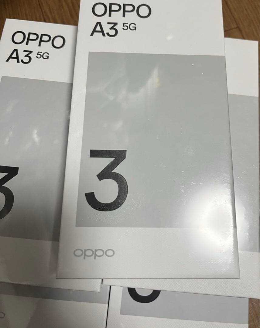 OPPO 5G ミステリーブラック3 パープル2SIMフリー 5個セット