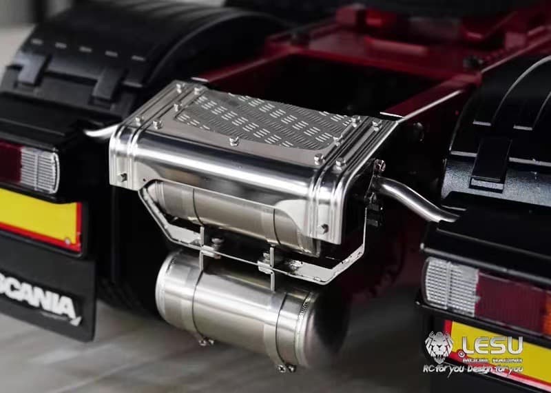 ■LESU ステンレス ガスタンク付 テールビームキット 縞板欠品 G-6200