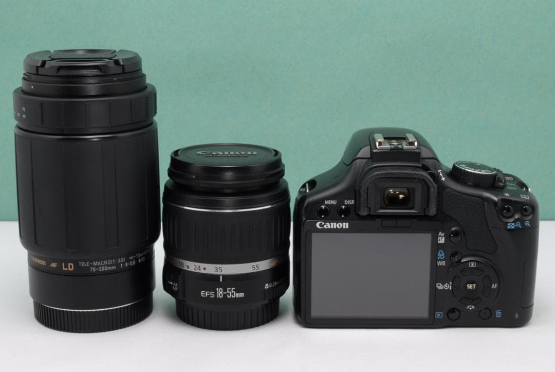 ☘️新生活応援✨️ Canon Kiss X2 一眼レフ 望遠 Wレンズセット