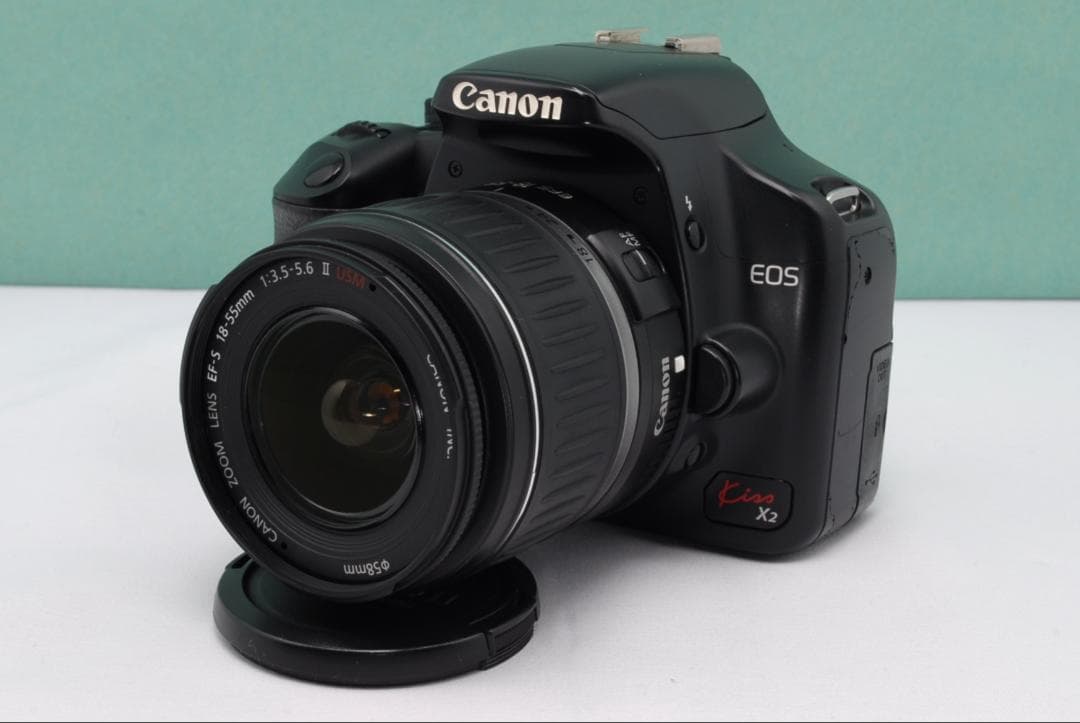 ☘️新生活応援✨️ Canon Kiss X2 一眼レフ 望遠 Wレンズセット