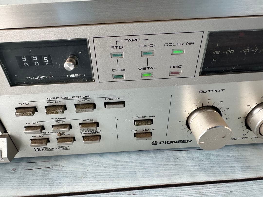 パイオニアステレオカセットデッキ「CT-520」(H16)