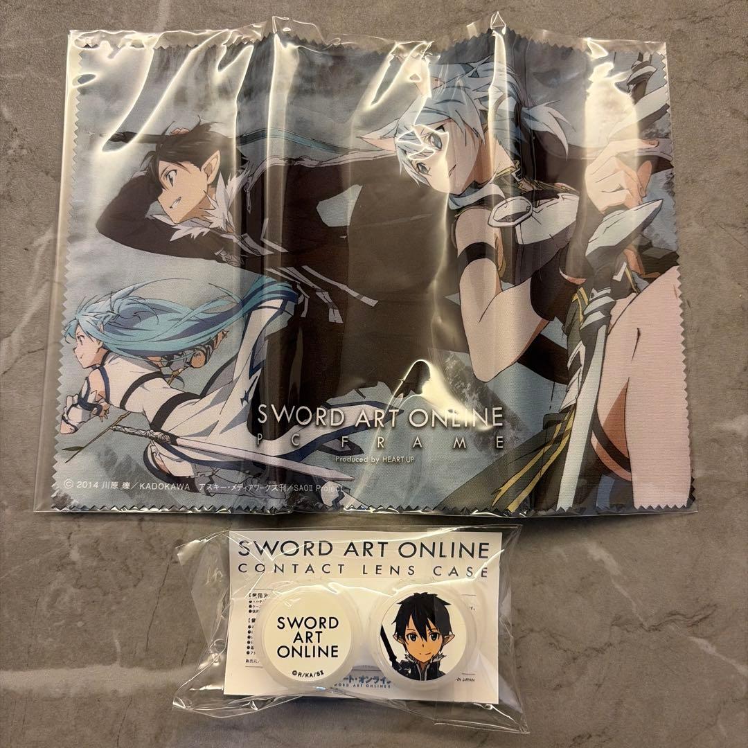 Sword Art Online ハートアップコラボメガネ　キリト二刀流デザイン