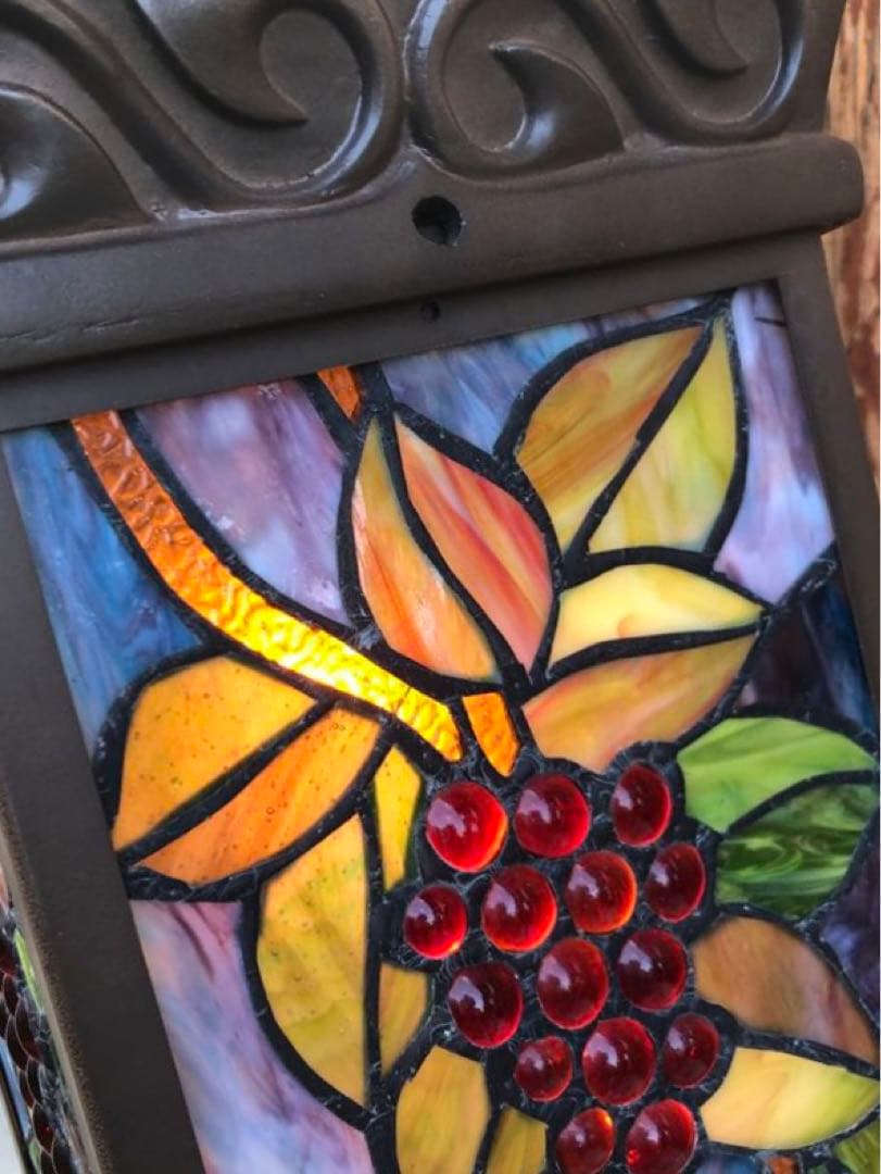 ステンドグラス 照明 葡萄 ぶどう