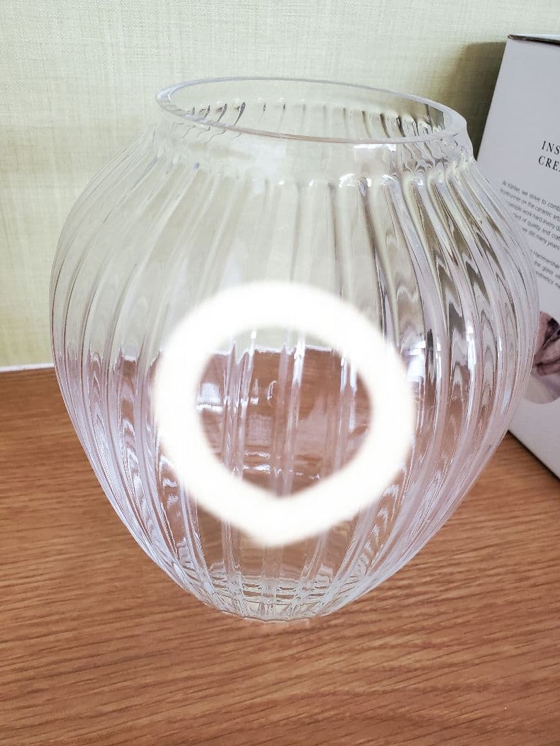 ケーラー ハンマースホイ　フラワーベース　クリア