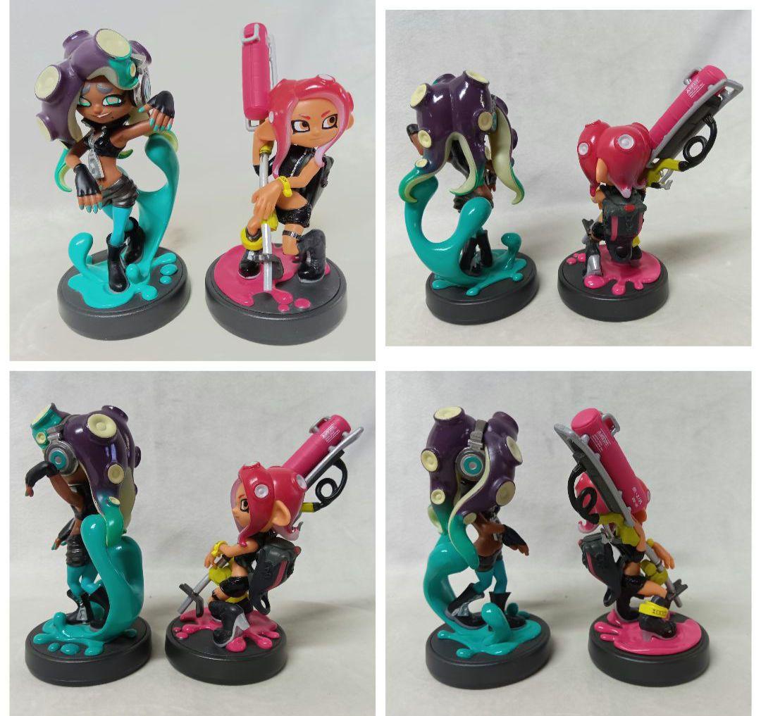 スプラトゥーン フィギュア 7体セット　amiibo　ヒメ　イイダ　タコガール他
