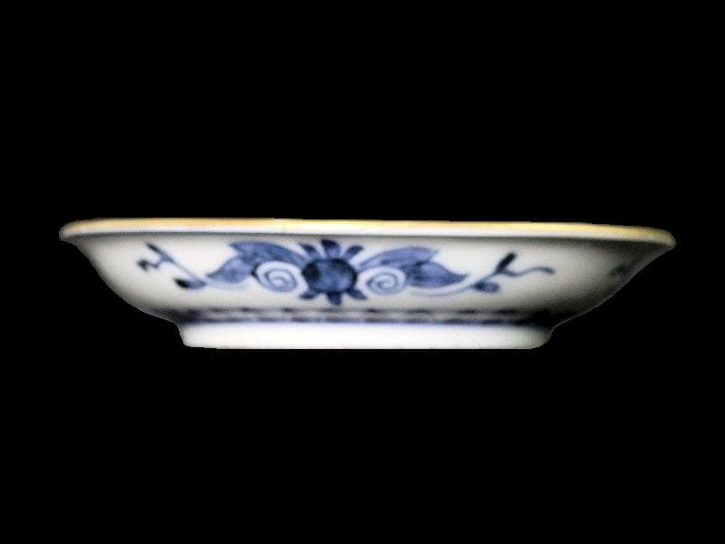 古伊万里　金襴手　烏帽子に紅葉の図　豆皿　手塩皿　２枚　E201AS-CPw