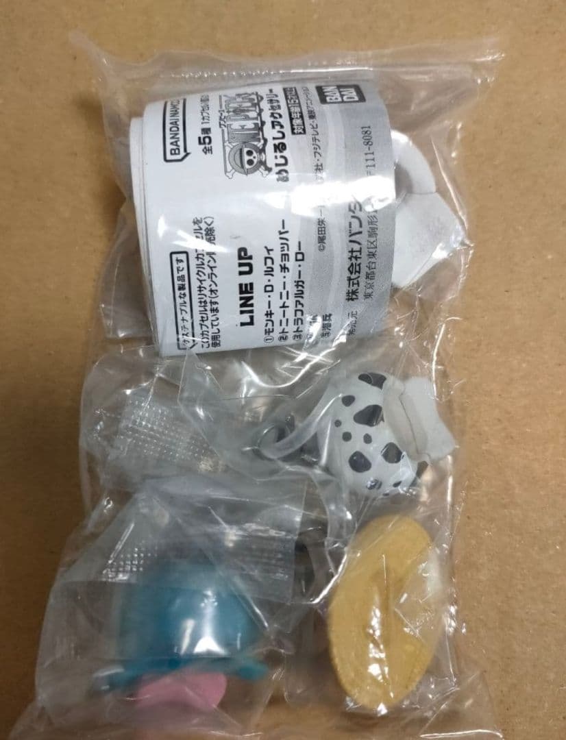 希少 ワンピース めじるしアクセサリー 1弾 全5種コンプ ルフィ ロー サボ