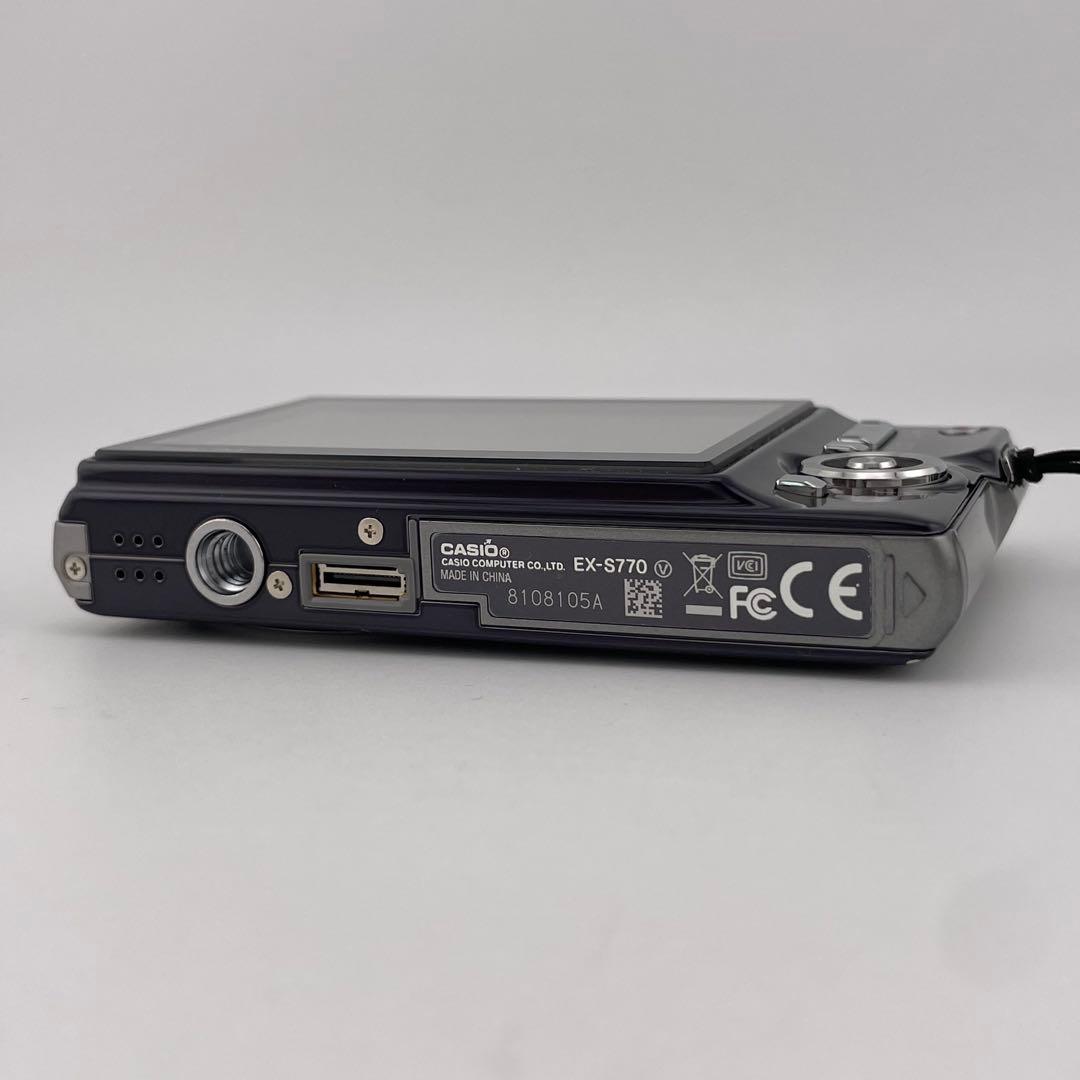 実写美⭕️美品【動作確認済】CASIO EXILIM EX-S770 デジカメ
