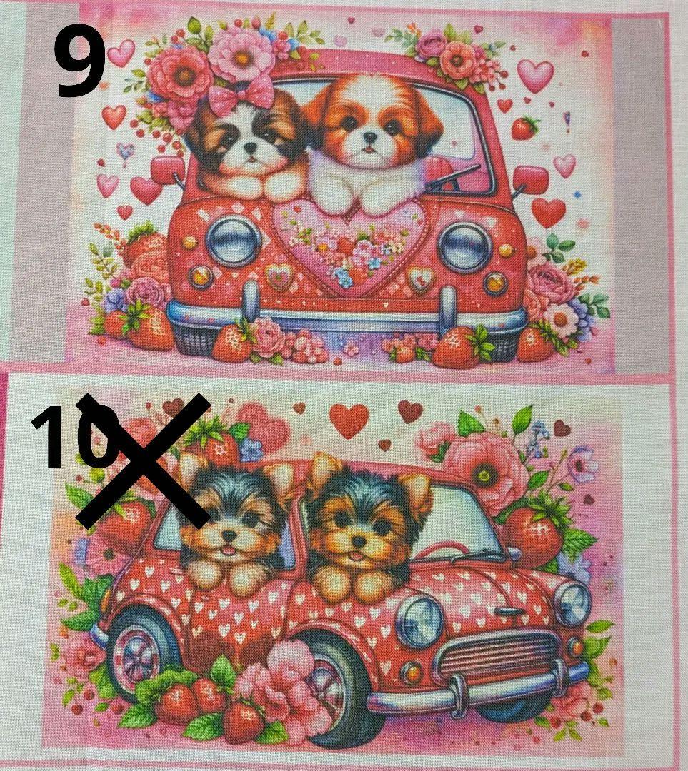 オーダー受付　ドライブわんこ　12犬種　3/11