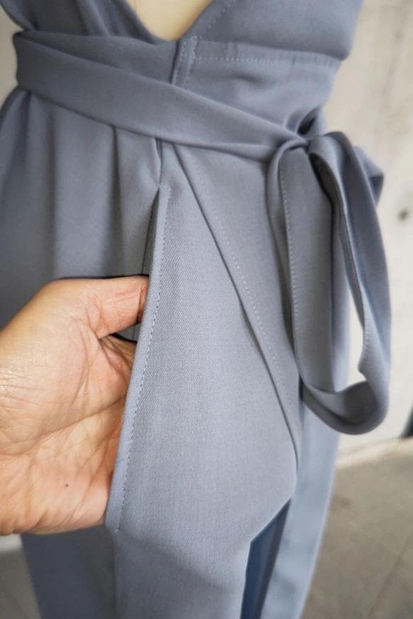 茶道お稽古に最適。羽織ロングエプロン【4L-6L/日本製】127100-39-2