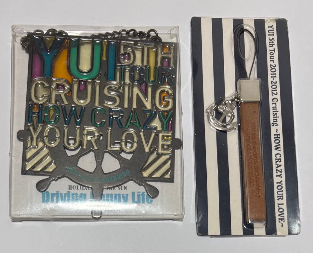 YUI リストバンド　パスケース　キーホルダー シンガーソングライター　歌手