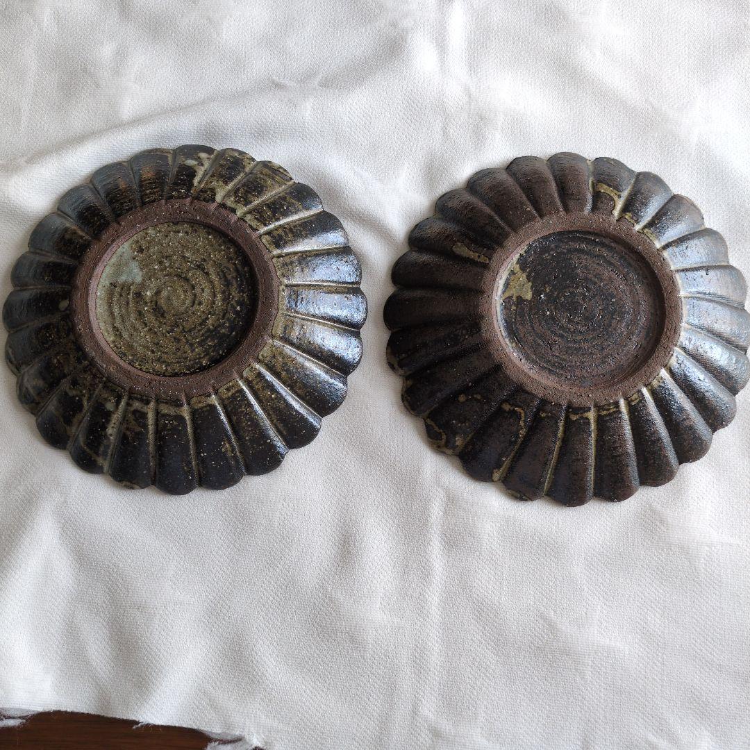 藪本寛之さん輪花皿　2枚