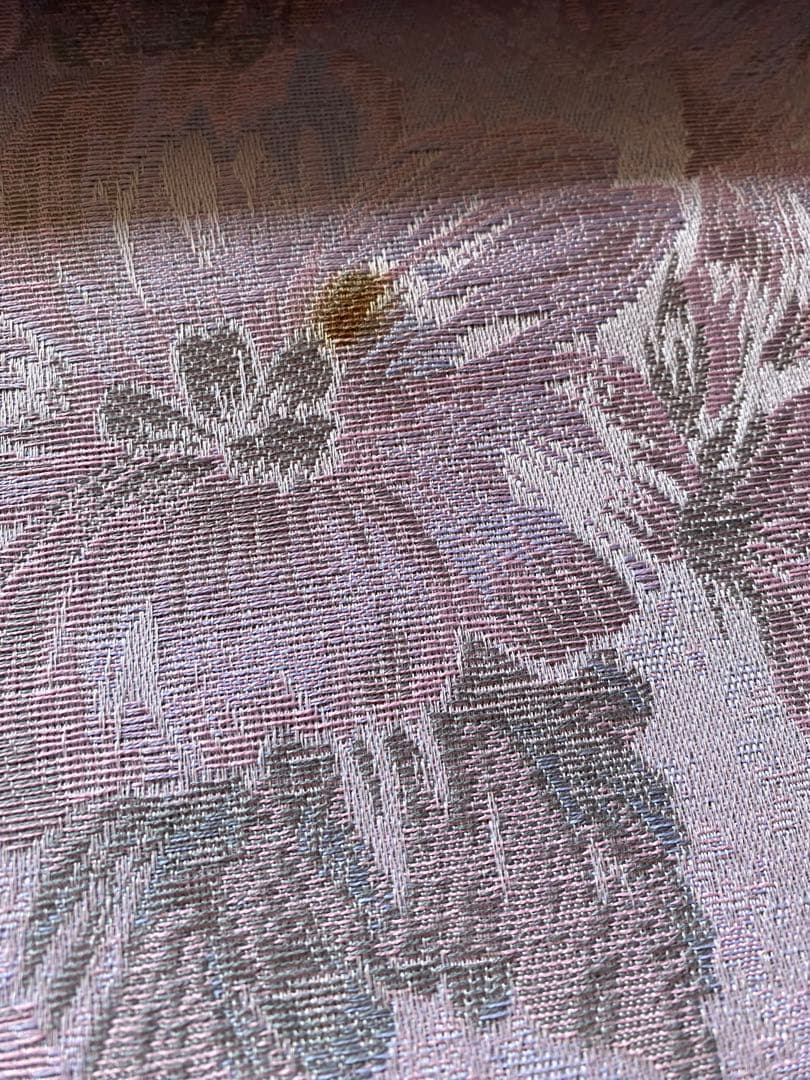 タチカワ　ロールスクリーン 紫色花柄　窓・間仕切　 ブラインドにはないお洒落感