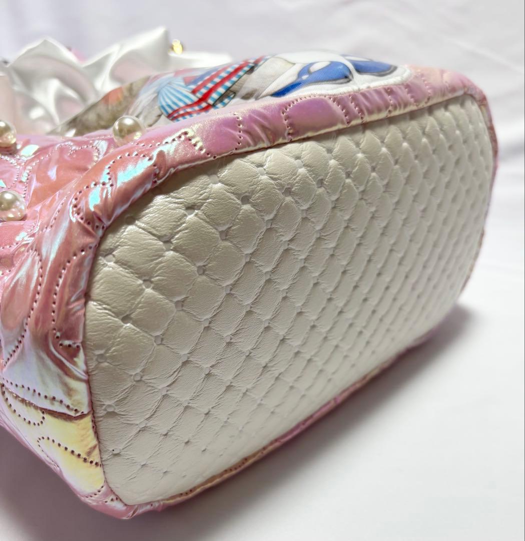 ゆ*ら様 コヤンイサムチョン　ハンドメイド　ワンハンドル巾着バッグ　ルミちゃん