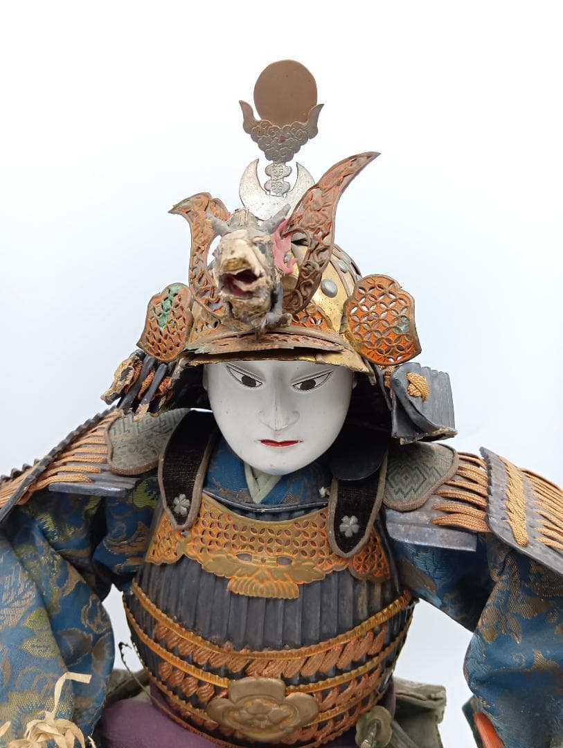 五月人形 武者人形 木箱入り