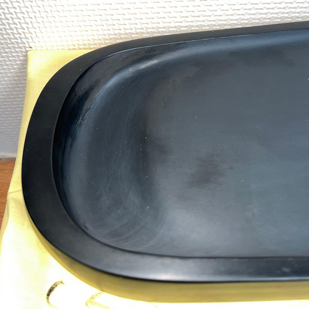 ⭕️雨畑硯　峯硯堂本舗　特殊研　太子硯　名工　雨宮峯硯　姿が美しい