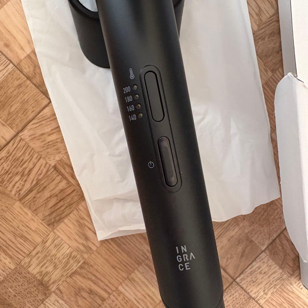 新品 INGRACE カール ヘアアイロン コテ 32mm イングレイス 黒