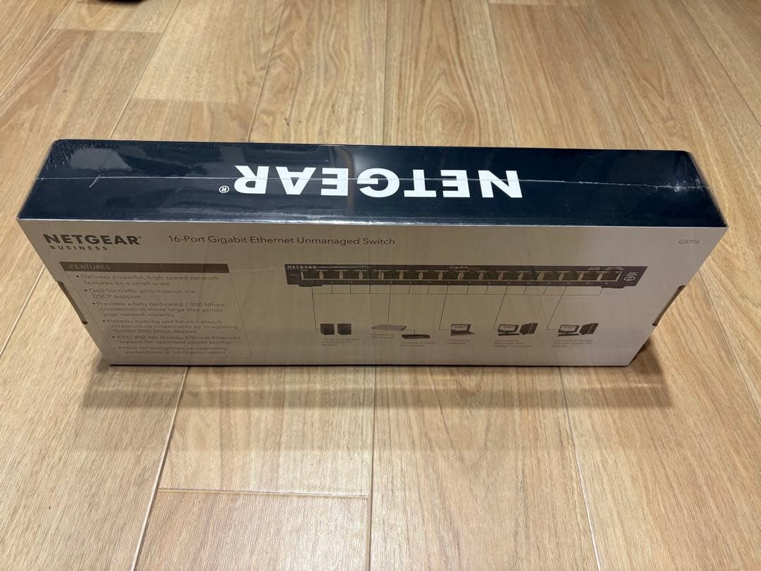 NETGEAR GS116 16ポートスイッチ