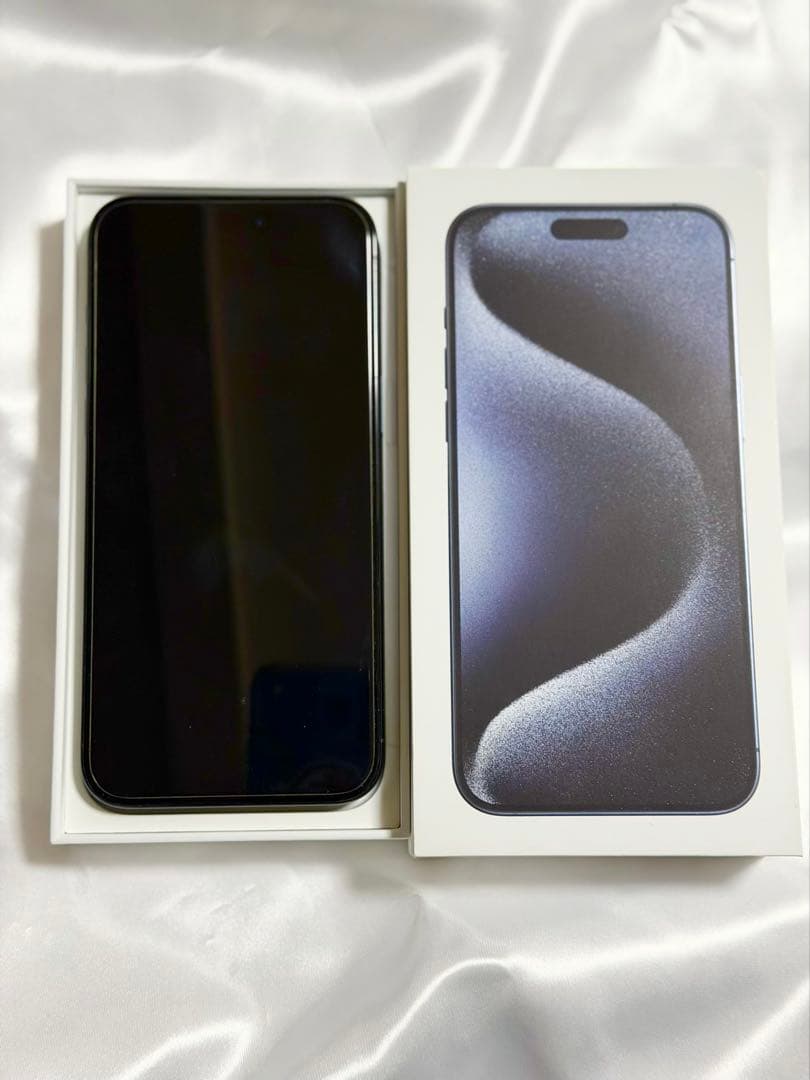 【極美品】iPhone 15 Pro MAX ブルーチタニウム 512GB
