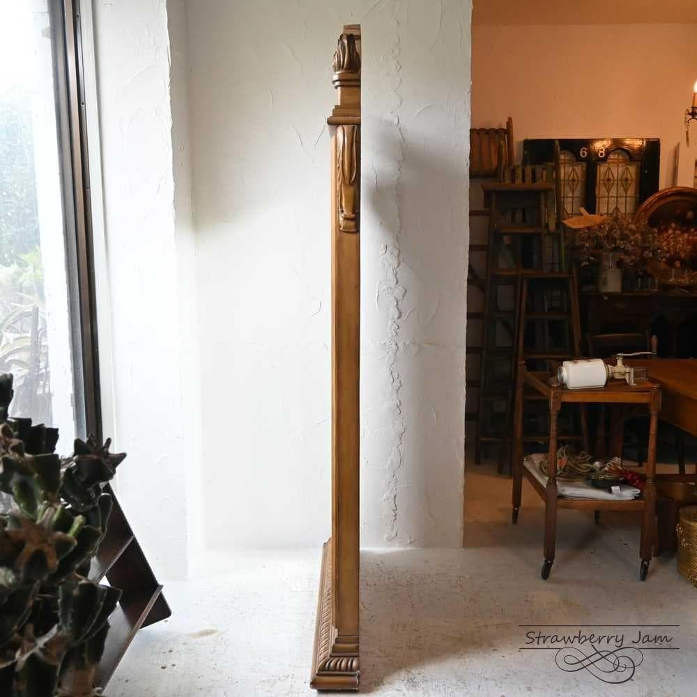N-6 フランスアンティーク ミラー 剥離家具 姿見 全身鏡 ミラー ブロカント