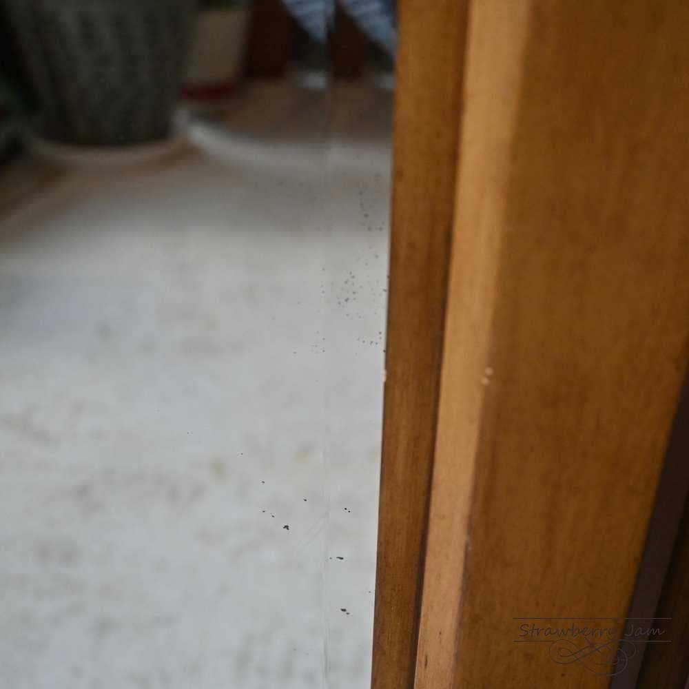 N-6 フランスアンティーク ミラー 剥離家具 姿見 全身鏡 ミラー ブロカント
