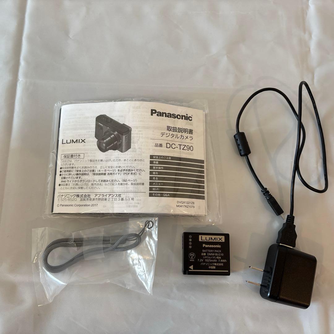 美品・付属品完備 Panasonic DC-TZ90 箱あり コンパクト