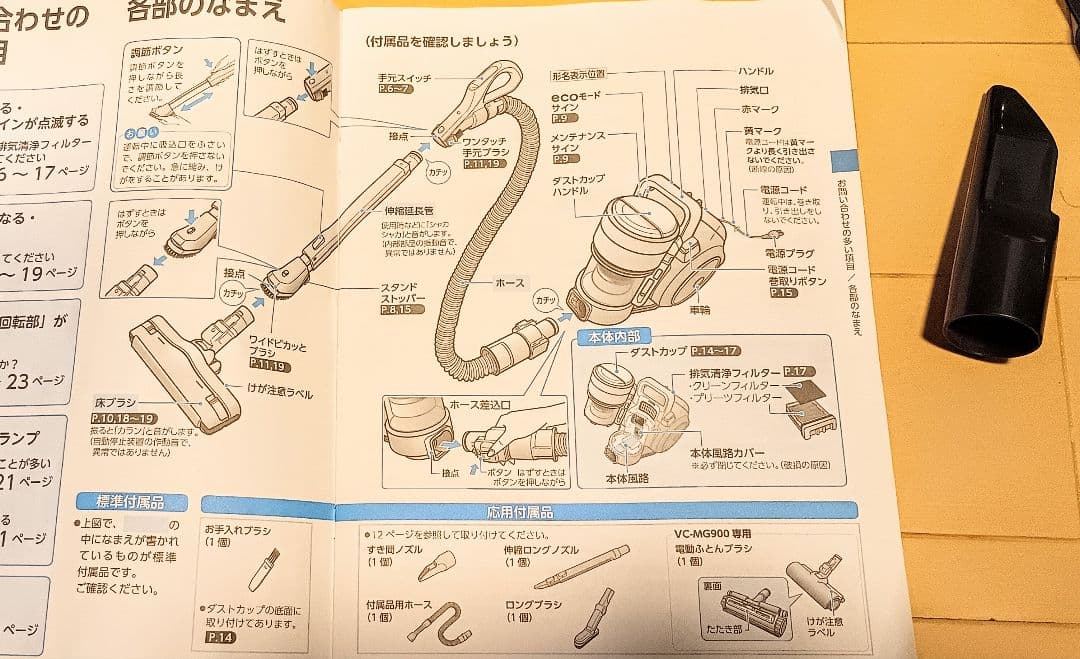 TOSHIBA 掃除機　トルネオ　VC-MG900 (キャニスター)