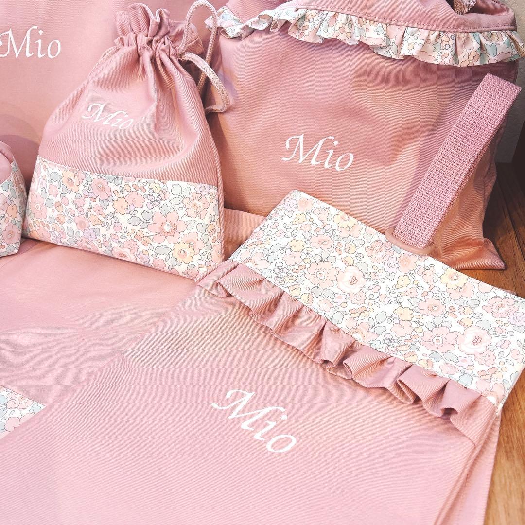 【入園入学6点セット】レッスンバッグ　体操着袋　上履き袋　お弁当袋　コップ袋