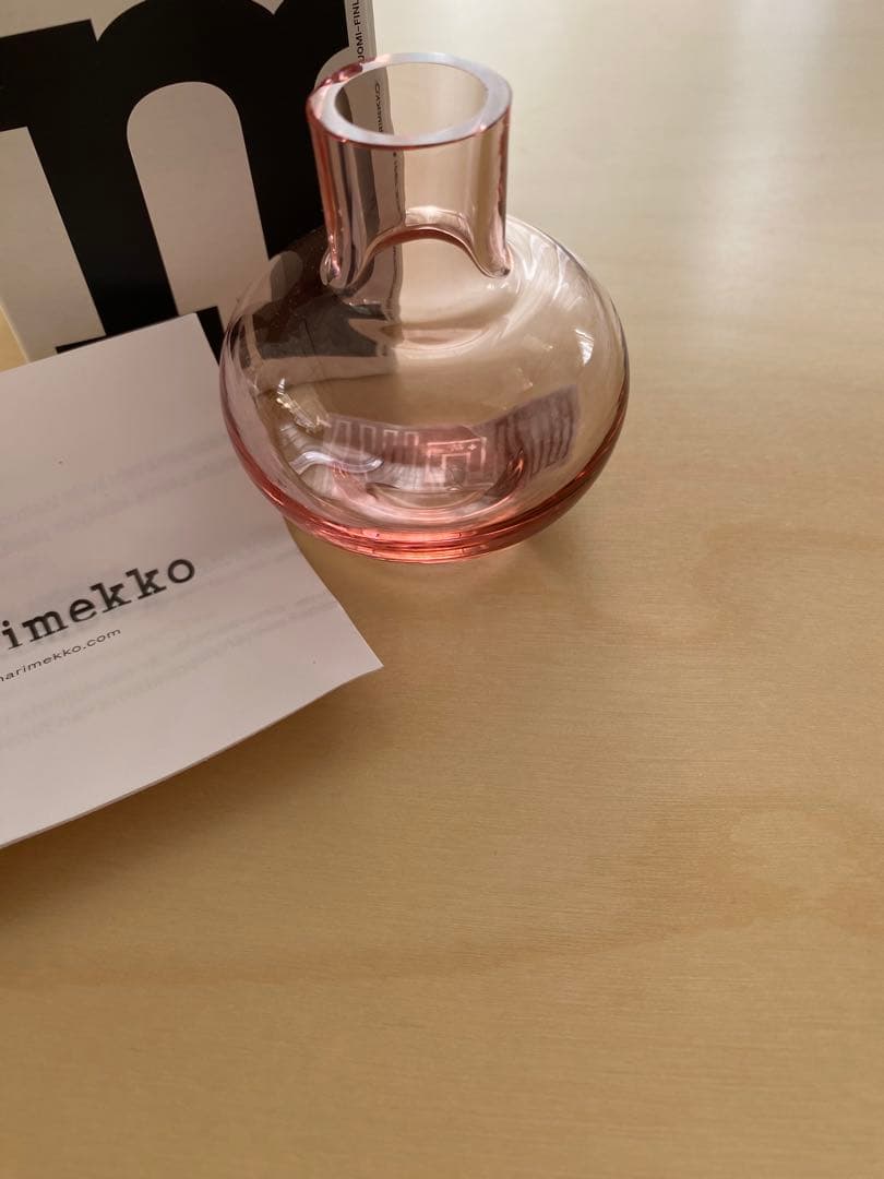 マリメッコ　新品　Mini Maljakko ミニフラワーベース ピンク
