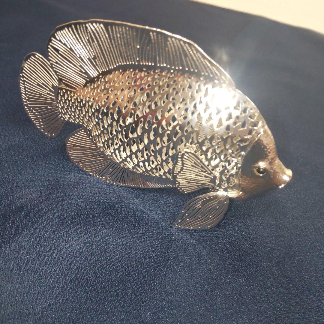 クリストフル リュミエール コレクション　 魚 シルバー フィッシュ 置物