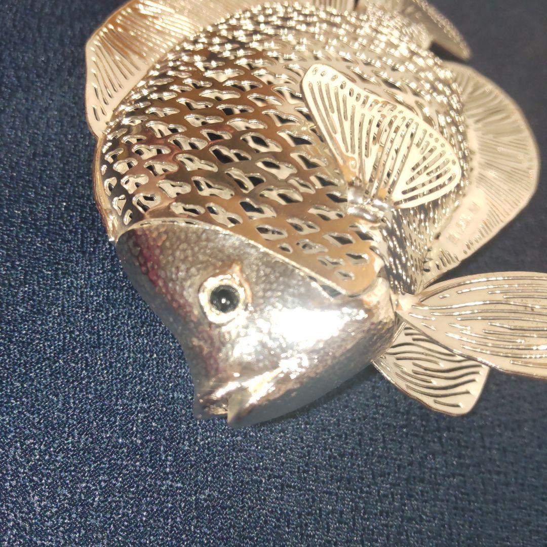 クリストフル リュミエール コレクション　 魚 シルバー フィッシュ 置物