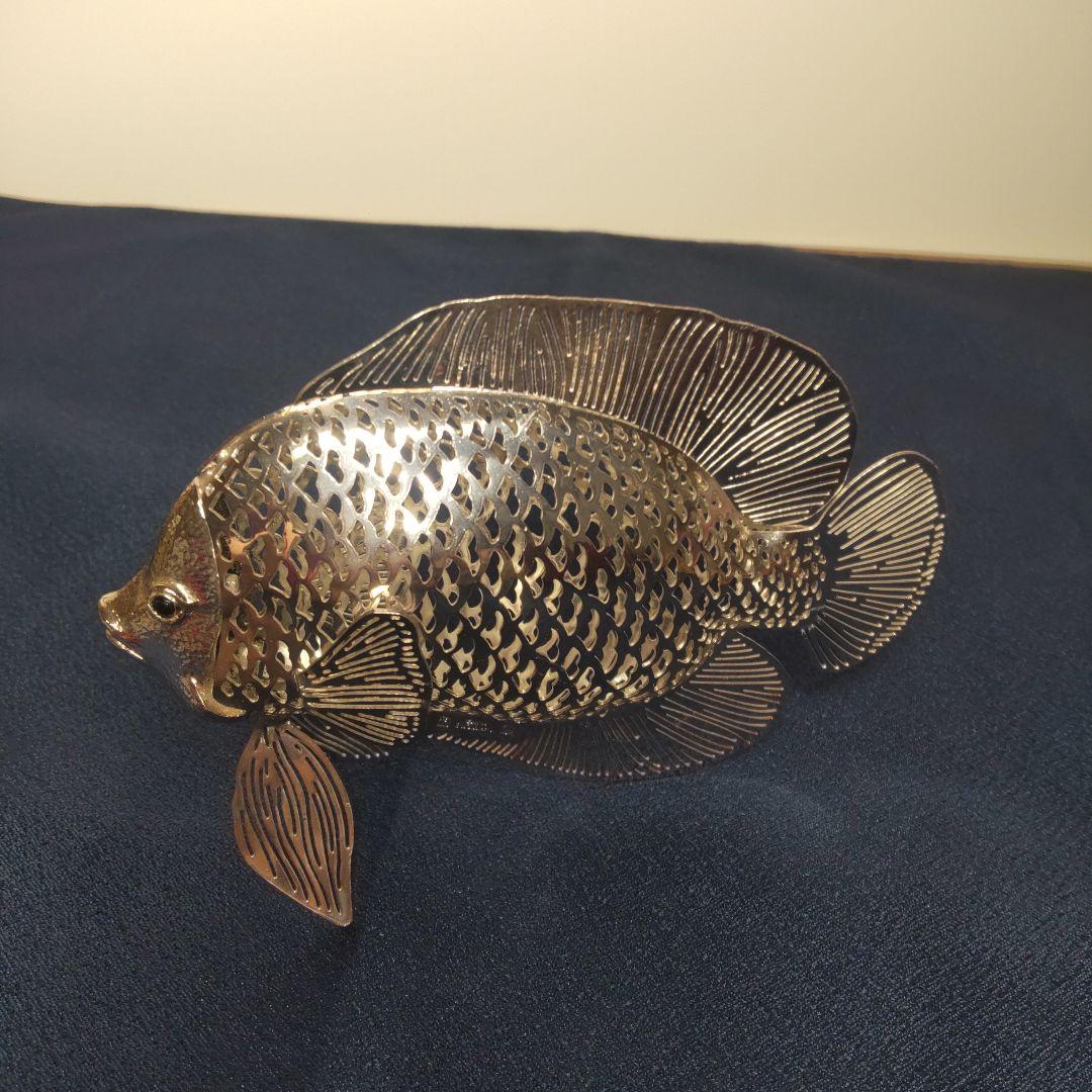 クリストフル リュミエール コレクション　 魚 シルバー フィッシュ 置物