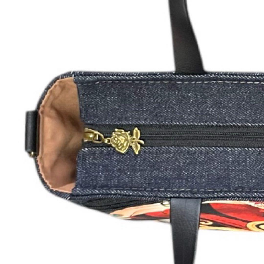 あおりポケット付き 2way角丸バッグ las elegantes