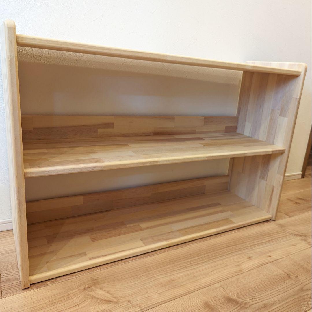 絵本棚　おもちゃ棚　✨ 木製棚　ハンドメイド　モンテッソーリ