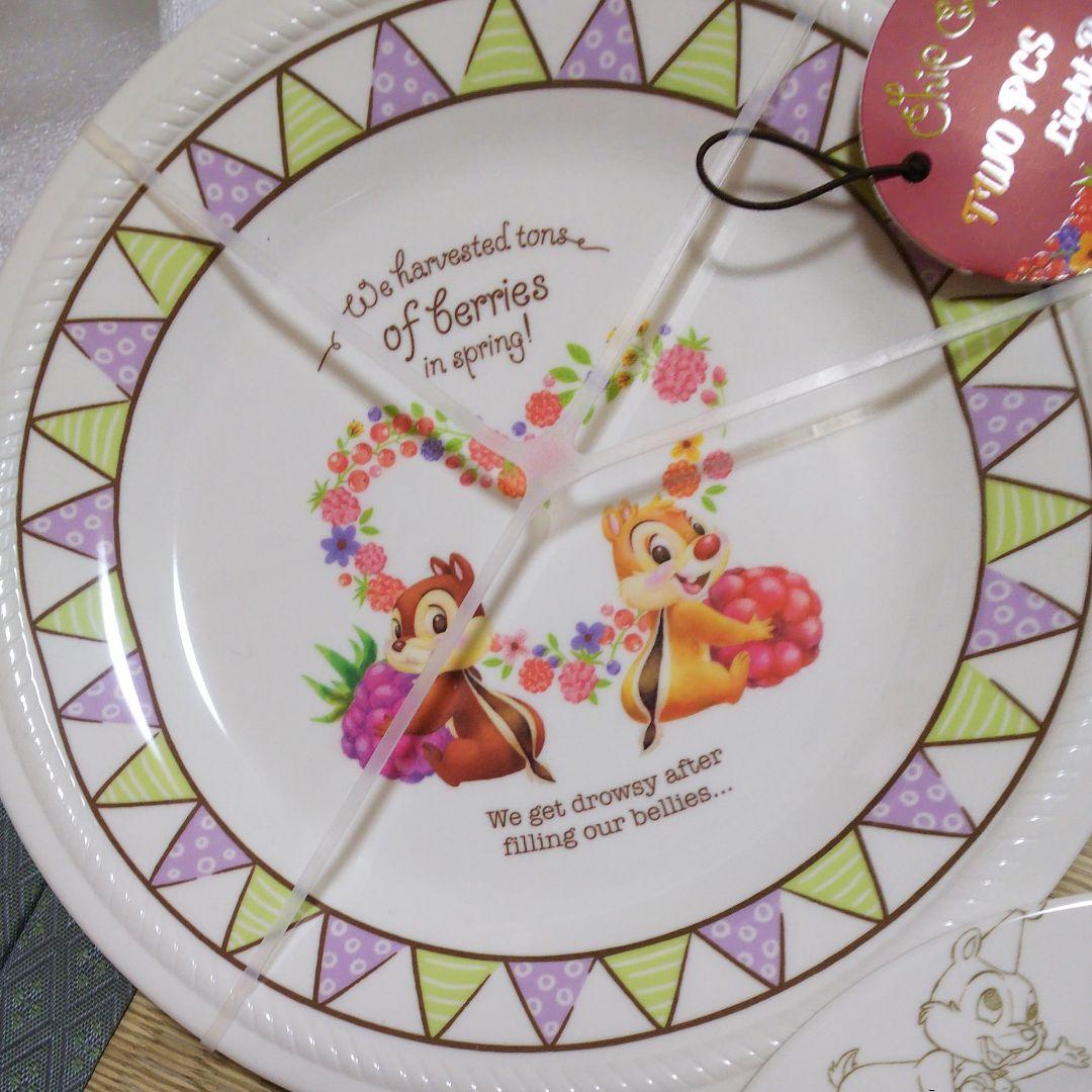 新品 Disney チップ メラミン プレート セット
